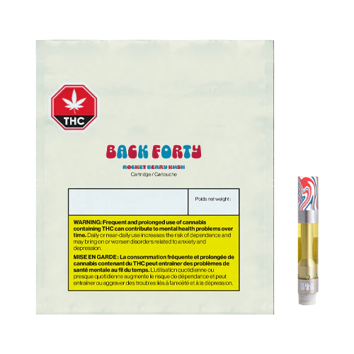 Back Forty Rocketberry Kush 510 Vape Cartridge